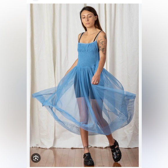 Ali Golden Mesh ballerina dress, size S - Picture 4 of 8